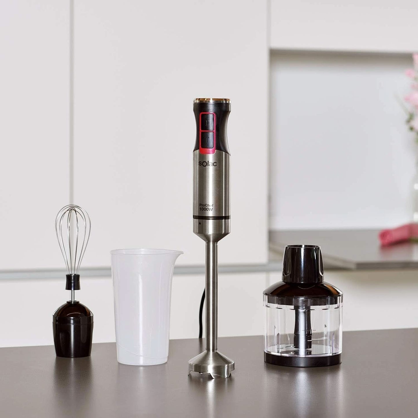 Batteur sur socle Pro Chef 1000, W, Edelstahl Kitchen Naty Shop