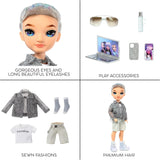 Poupée Rainbow High Fashion - Aidan Russell - Poupée Purple Boy - Tenue à la mode et plus de 10 accessoires de jeu colorés - Pour collectionneurs et enfants de 4 à 12 ans
