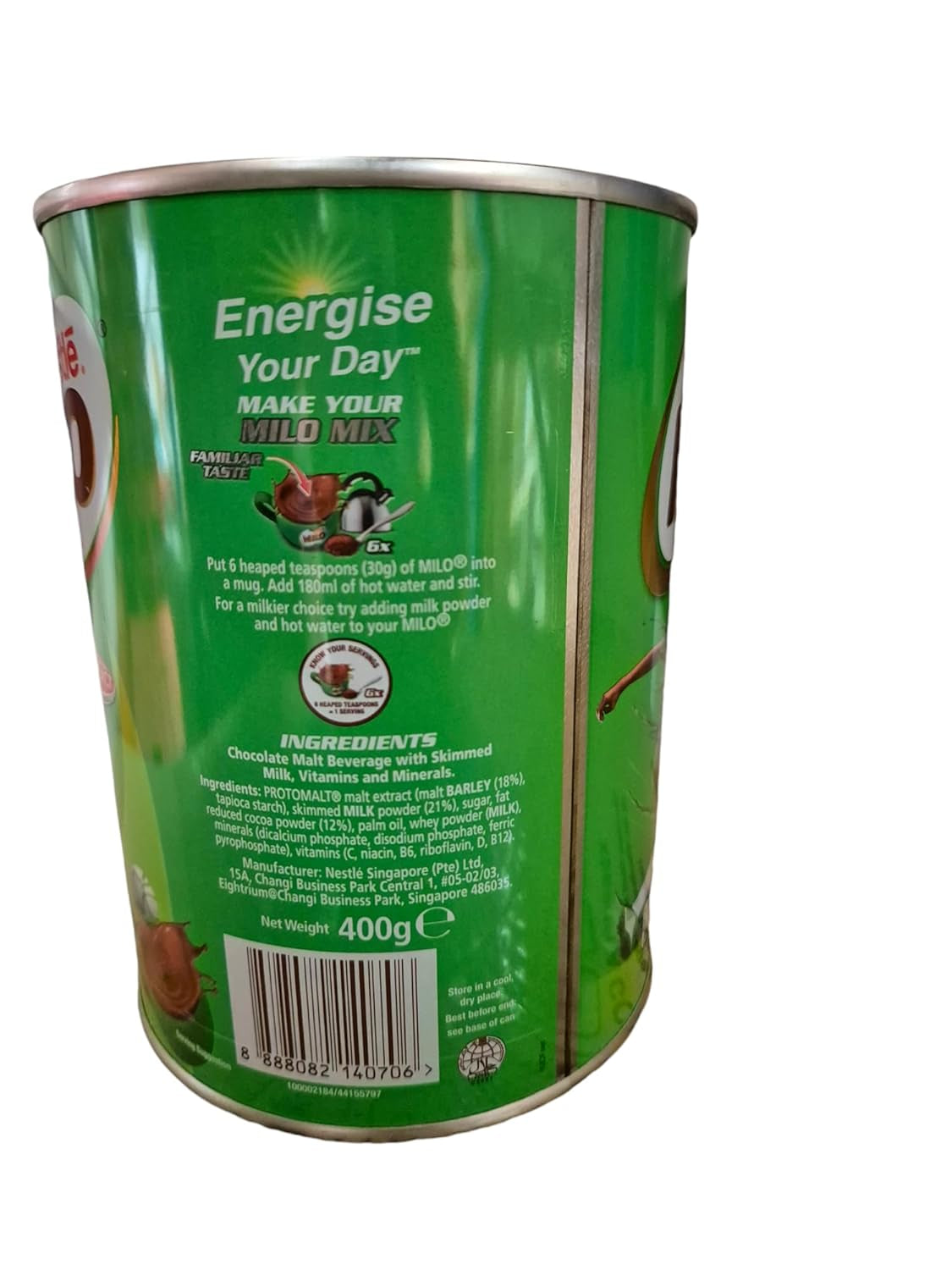 -Set: MILO - Instant Kakao Getränk 400g + NIDO - Milchpulver 400g