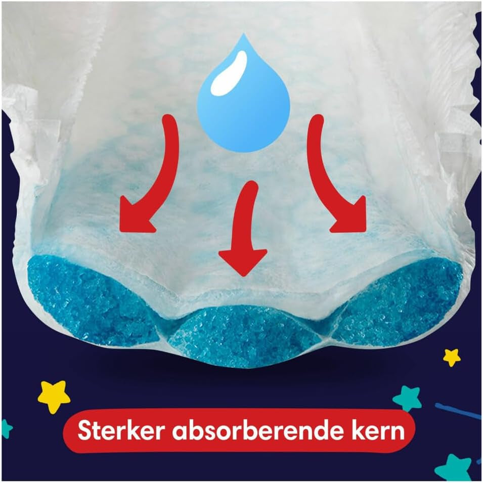 Pampers - Nuisettes antidérapantes pour bébé - Taille 6 - Petit paquet - 30 pièces - 15+ kg