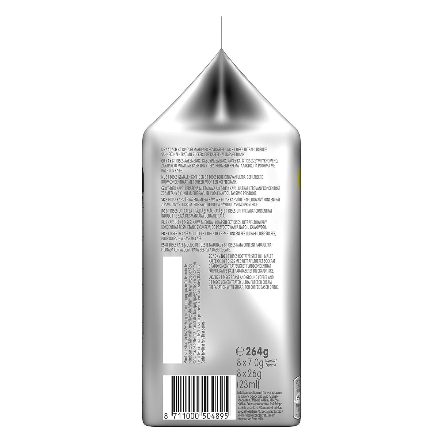 Tassimo Kapseln Jacobs Type Latte Macchiato Classico, 5 x 8 tampons, 40 Kaffeekapseln
