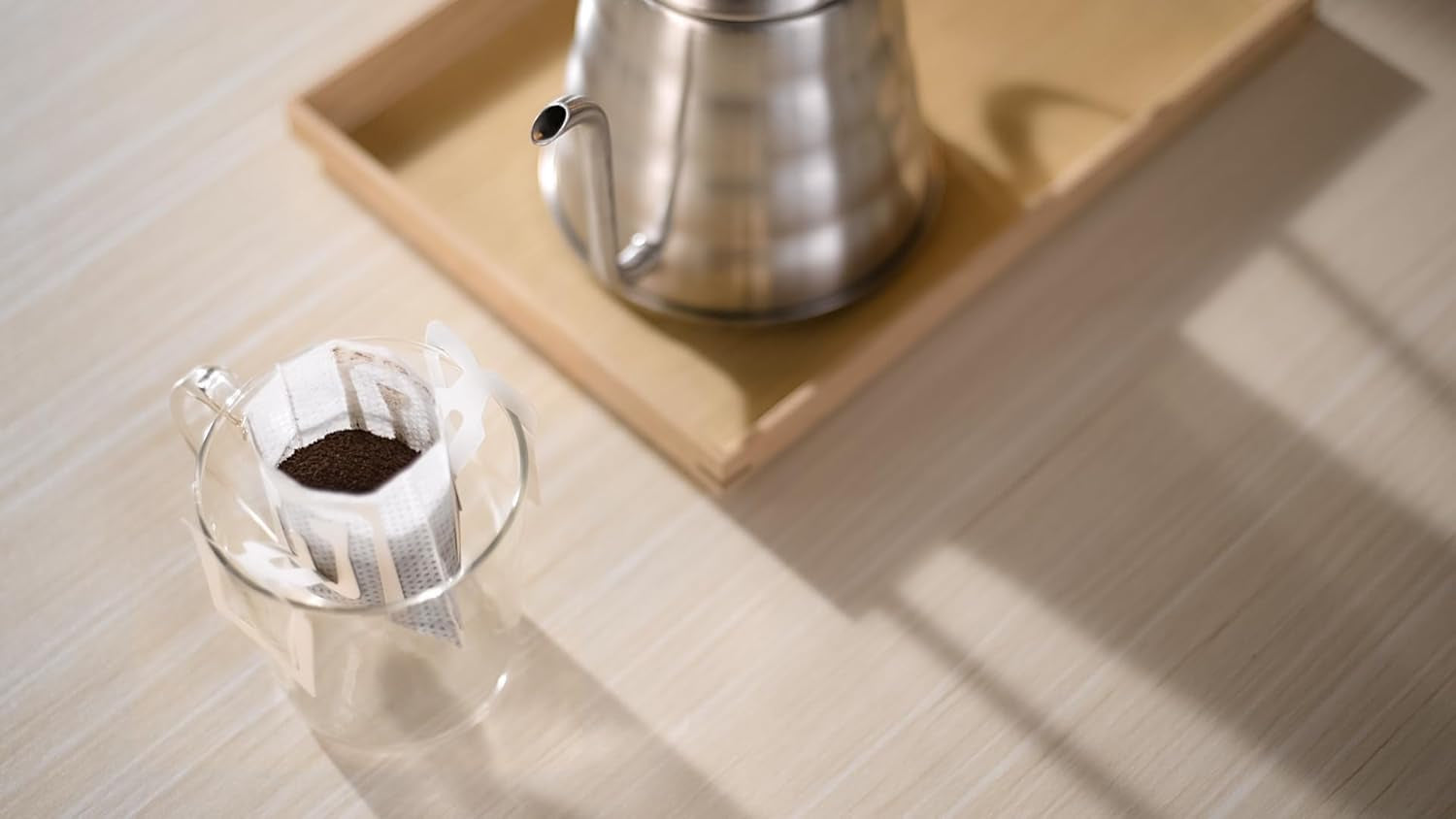 Café artisanal du Japon, café filtre à usage unique, mélange léger du Brésil et du Vietnam, 16 sachets.