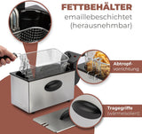 Friteuse à huile Bomann®, capacité 3L, technologie Cool Zone et vidange, 2000 W électroménager Naty Shop
