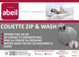 Plaid avec fermeture éclair et lavage, 220 X 240 cm Couettes et couettes Naty Shop