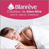 Blanrève - Couette Sérénité - Traitement anti-acariens - Tempérée 300 G/M² - 140 X 200 Cm - Pour lit simple - Lavable en machine, blanc Couettes et couettes Naty Shop