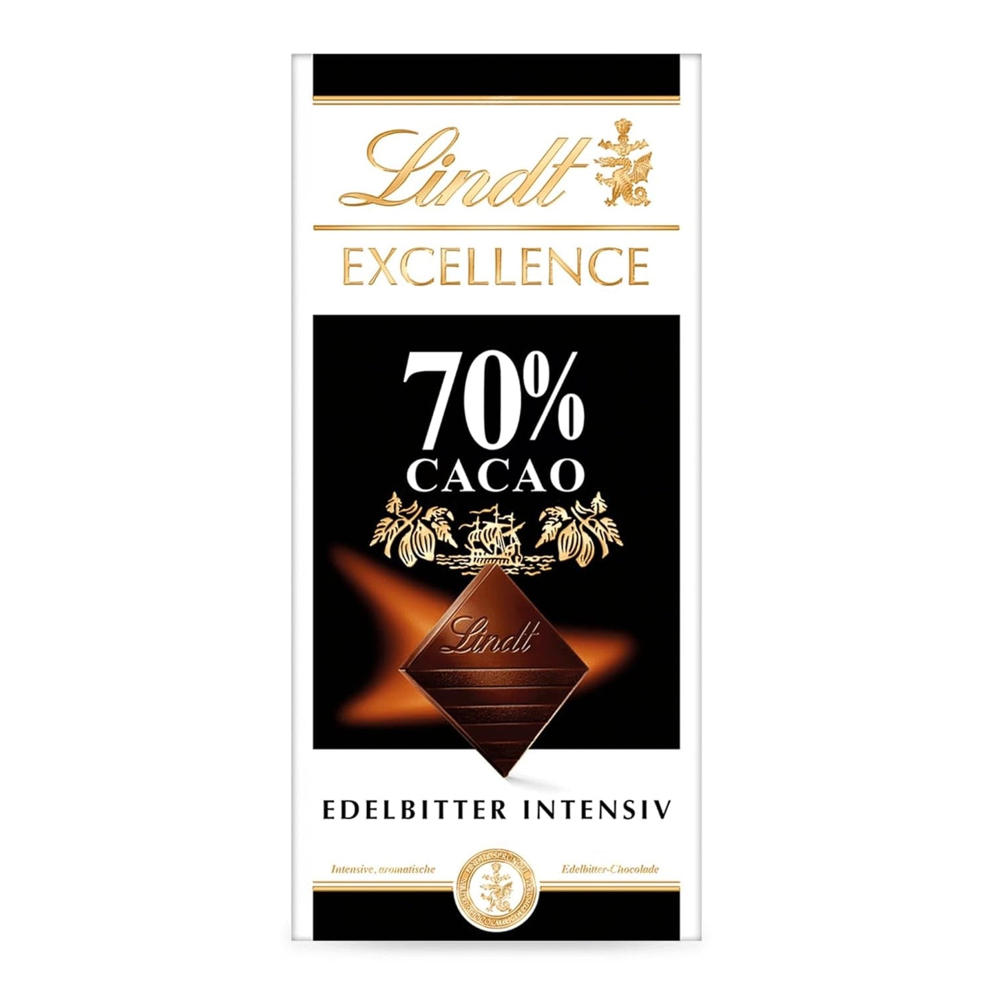Lindt EXCELLENCE 70% cacao - chocolat noir, comprimé de 100 grammes Naty Shop Default Title