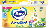 Zewa Proven Camomille Papier toilette avec paille 7X 8Rolls