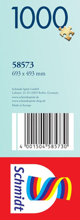 Schmidt Spiele 58573 Jeff Haynie, Mit Dem Wohnwagen Am Meer, puzzle 1000 pièces Puzzle Naty Shop