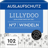 LILLYDOO Couches pour bébé respectueuses de la peau - Taille 3 (6-10 kg), 29 pièces, protection fiable contre les fuites, douces, sans parfum et sans lotion pour peaux sensibles, testées dermatologiquement
