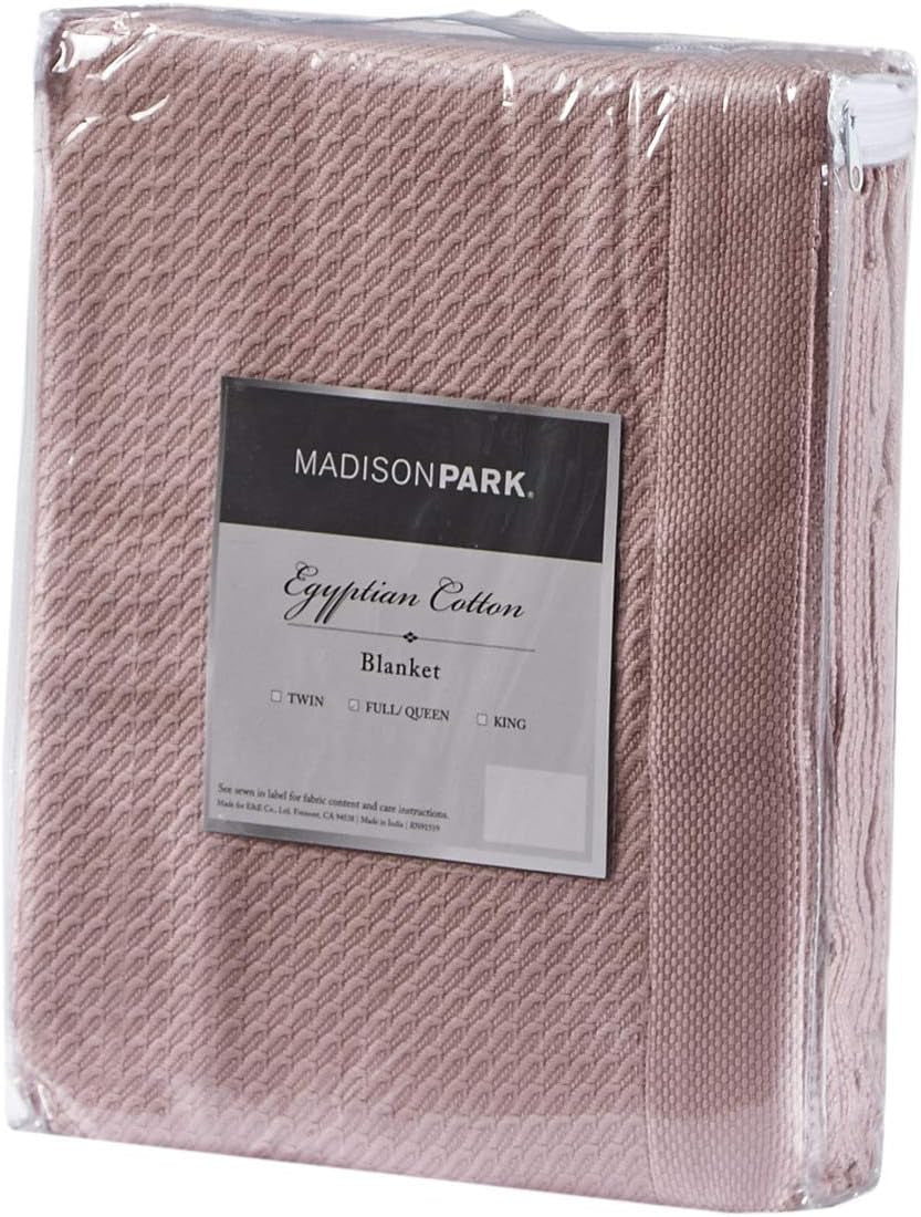 Madison Park Couverture de couette respirante 100 % coton égyptien de qualité supérieure, housse légère pour lit, canapé et canapé, lit double/queen Rose Naty Shop Couettes et couettes