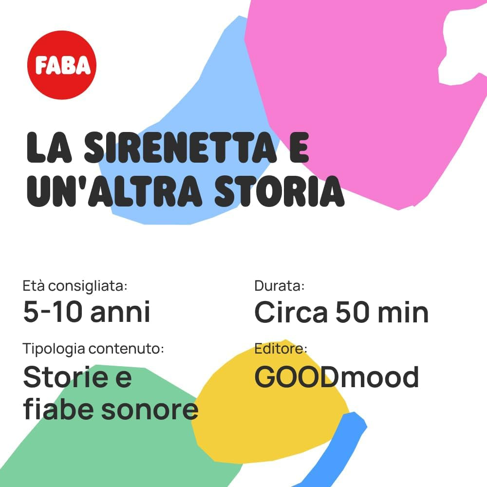 Figurine sonore La Petite Sirène - histoires sonores - jouet, contenu éducatif, version italienne, enfants à partir de 4 ans Baby Toys Naty Shop
