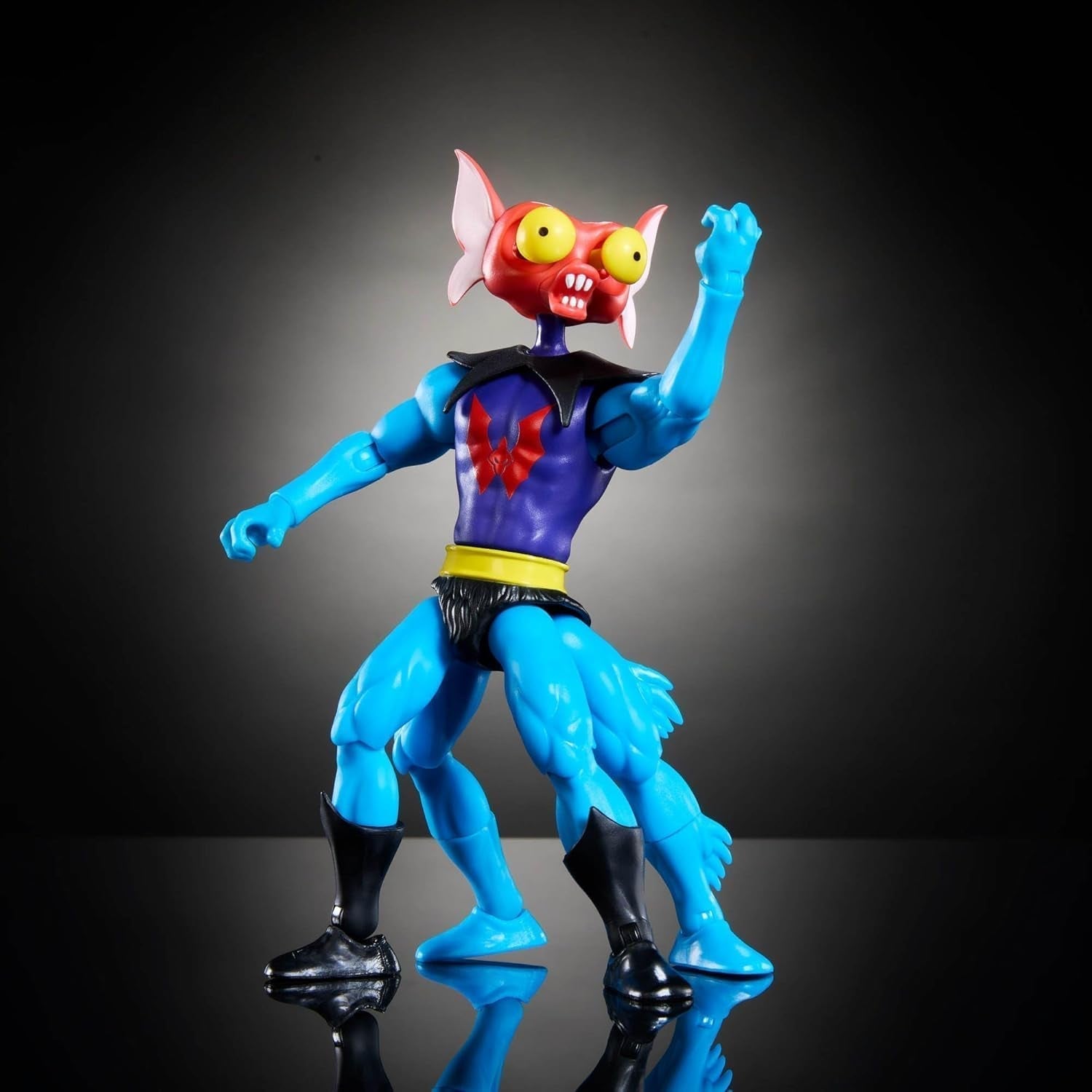 Figurine d'action Masters of the Universe Origins Mantenna Princess of Power de la collection Cartoon, env. 14 cm de haut années 1980 TV Bogeyman Lift-Up Eyes JBM78 Figurines Naty Shop