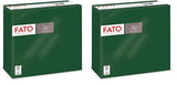- Mouchoirs en papier jetables douceur et douceur, paquet de 40 mouchoirs taille 38 x 38, 4 plis, 2 épaisseurs, vert forêt, papier 100 % pure cellulose certifié Fsc (paquet de 2)