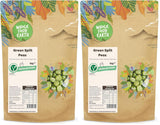 Pois verts cassés biologiques Wholefood Earth - 1 kg