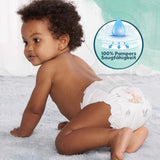 Couches Pampers Harmony taille 1, 180 couches, 2kg-5kg, protection douce de la peau avec protection 100% Pampers