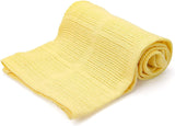 Family Bedding Couverture Cellulaire Rose pour Lit Double, Coton, Grand Couvre-lit Réversible, Légère, Thermique, Douce, Couverture Cellulaire Traditionnelle, 230 X 230 Cm Couettes et Couettes Naty Shop Jaune Lit Double (230X230Cm)