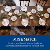 Villeroy & Boch Toy's Delight Royal Classic Service de table 12 pièces, passe au lave-vaisselle et au micro-ondes, blanc, assiettes, service de table pour 4 personnes, vaisselle de Noël, jouets, porcelaine premium