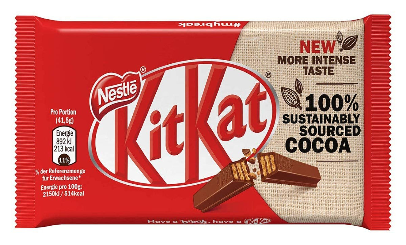 Barres de chocolat Nestlé Classic, barres de gaufrettes croustillantes au chocolat au lait, paquet de 48 (24 x 41,5 g)