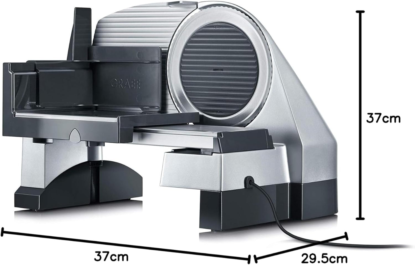 Trancheuse GRAEF S50000, argent Trancheuses et trancheuses Naty Shop