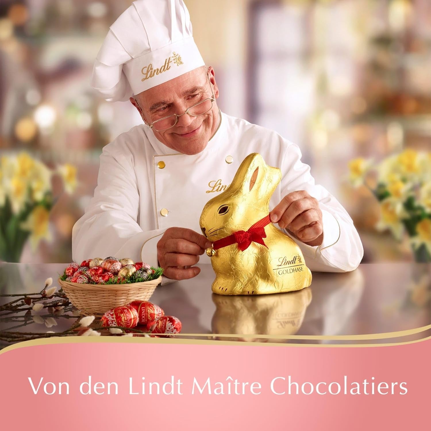 Chocolat Lindt | Mini Oeufs Édition Nature | 170g | Mélange fin de mini œufs au nougat, chocolat au lait et truffes vanille | Chocolat de Pâques | Chocolat de Pâques parfait à partager et à déguster