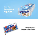 Yaourt – 4 x 200 g – Tranches de gaufrettes fourrées à la crème de yaourt et nougat, noisettes et cacao