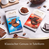 Chocolat noir sans sucre ajouté | Comprimé 100g | Le meilleur avec 55% de cacao, sans gluten | Barre de chocolat | Coffret cadeau chocolat (paquet de 4)