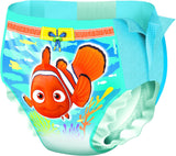 Couches de bain Huggies Little Swimmers taille 5/6 (12-18 kg), 1 paquet de 19 pièces