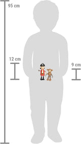 Poupées pirates en bois flexibles Small Foot, 5 pirates et 1 singe, détaillées et flexibles, à partir de 3 ans, 12412