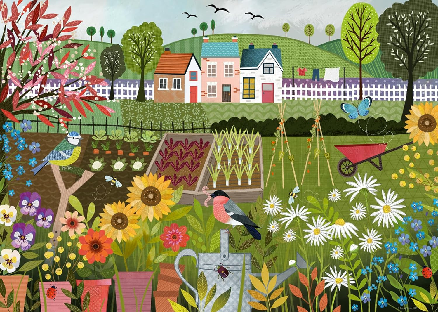 Ravensburger Puzzle 12001178 - Lotissement de jardin - Puzzle de 1000 pièces pour adultes et enfants de plus de 14 ans Puzzle Naty Shop Nouveau design