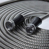 Tuyau d'arrosage de 30 m, tuyau d'eau en métal en acier inoxydable 304, tuyau flexible de 30 m, anti-naturel, ultra léger et durable, résistant aux déchirures, facile à enrouler, 500 PSI