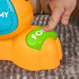 Fisher-Price Jouet éducatif pour bébés et tout-petits, Beat Bande Learning & Dancing Tiger Justin avec sons et lumières pour bébés à partir de 9 mois, version italienne, HYL04 Baby Toys Naty Shop