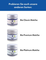 Matcha biologique de qualité supérieure du Japon, qualité cérémoniale, sans pesticides, poudre extra fine en boîte de 30 g, saveur de thé vert intense et délicate, convient pour latte, smoothie, qualité cérémoniale