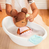 LullaBy – Baignoire pour poupée – Ensemble de bain – Jouet de bain – Accessoires pour poupée – Jeu d'eau réaliste – Enfants de 2 ans et plus