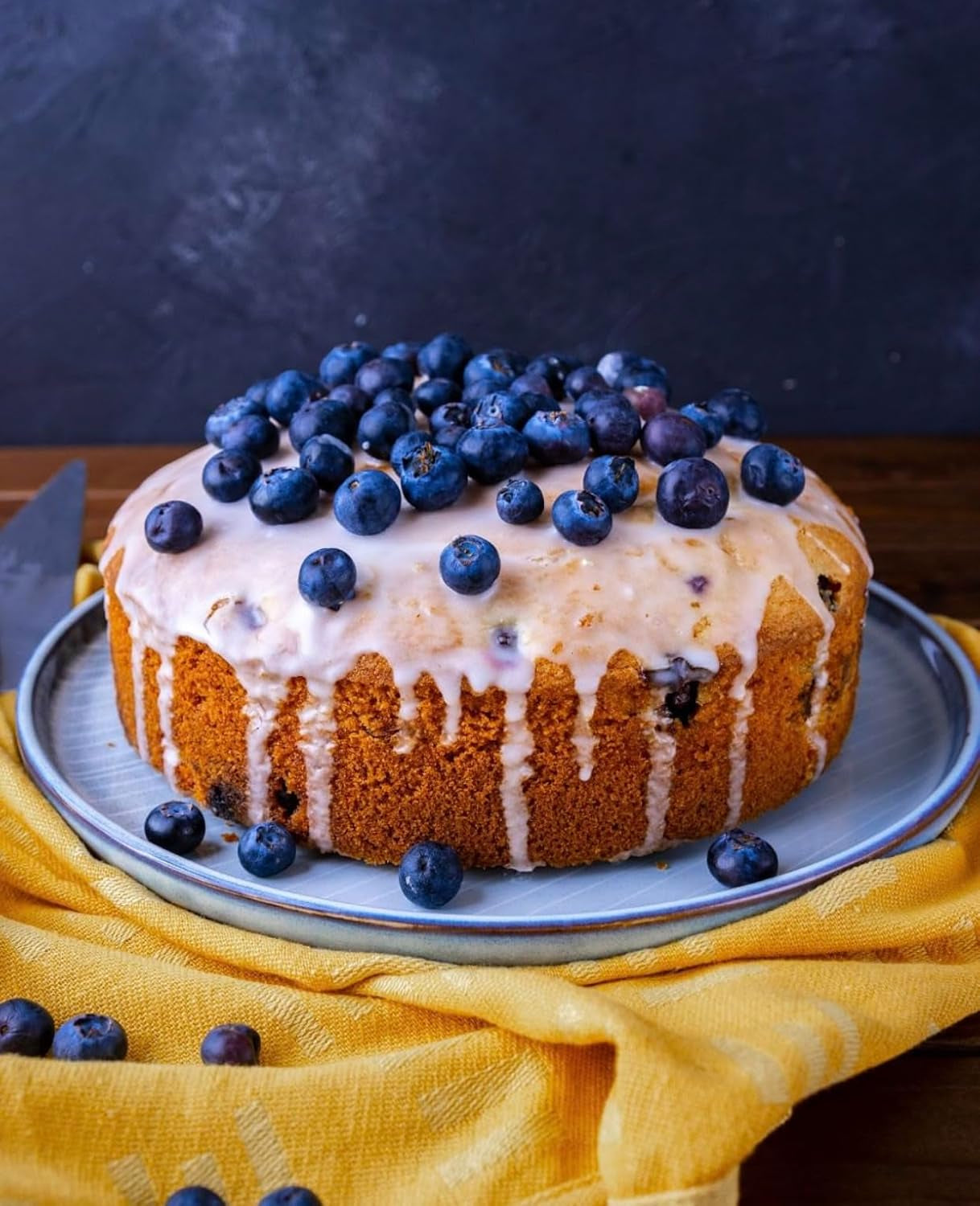 RUF Kuchen Träume Zitrone, Zitronenkuchen Traumhaft Einfach, Mit Powderzucker, Backmischung Für Einen Himmlisch Luftig Looseren Kuchen Naty Shop