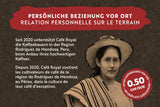 Café Royal Bio Espresso Pérou – Cafés à café 100 % Arabica, aromatiques intenses, rôtis foncés, étoiles 4/5, Bio & Fairtrade, 500 g de pots de fleurs