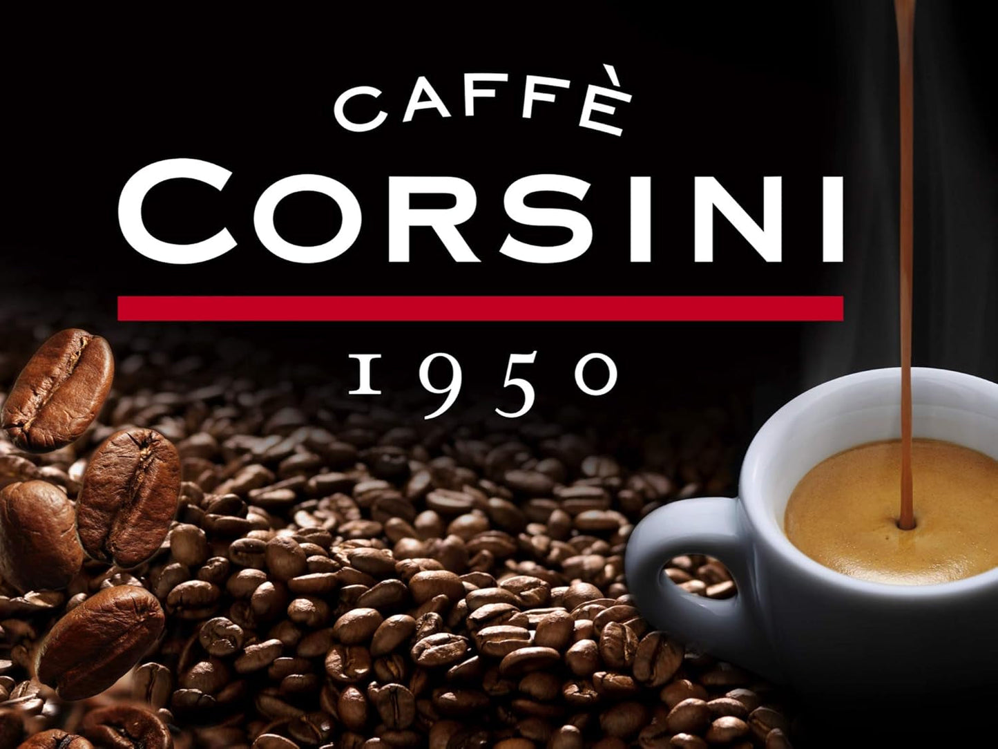 Caffè Corsini - Classico Italiano, Miscela Di Caffè En Capsules Compatibles Nespresso, Gusto Forte E Deciso - Confezione Da 100 Capsules