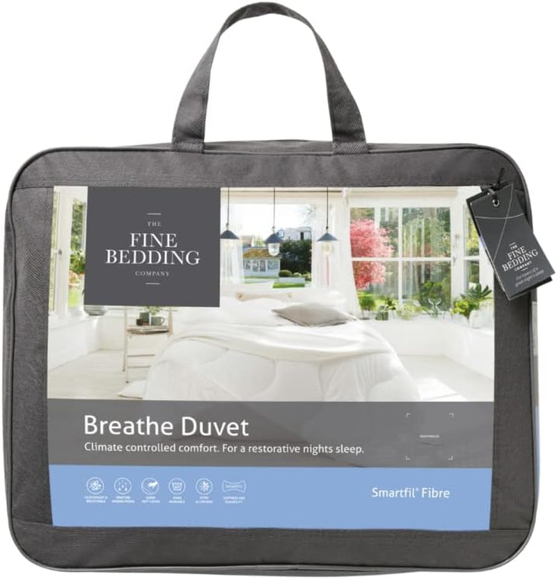 Couette respirante, 13,5 Tog, hiver, refroidissement et évacuation de l'humidité, contrôle de la température, lavable en machine, légère et hypoallergénique, lit simple Naty Shop Couettes et couettes