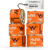 The Better Cat - Nourriture humide sans céréales à très haute teneur en viande - Nourriture pour chats de qualité supérieure, sans céréales et sans sucre (200g, Poulet)