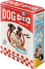Nostalgic-Art Boîte de conservation rétro XL, 4 l, Nourriture pour chien - idée cadeau pour les propriétaires de chiens, boîte de conservation de nourriture sèche, design vintage Boîtes de conservation de nourriture Naty Shop Design vintage