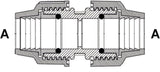 Raccord pour système d'irrigation Cornat T610032, pour tuyau PE, Ø 32 mm, polypropylène, pour eau froide