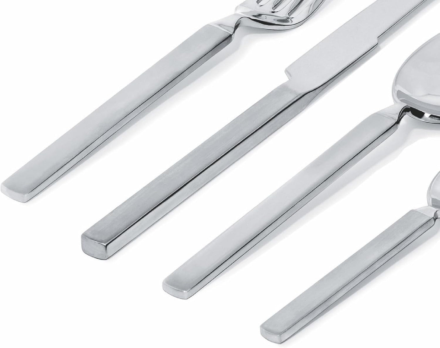 Alessi 4180S24 Ménagère de Couverts Secs 24 Pièces Cuisine Inox Naty Shop