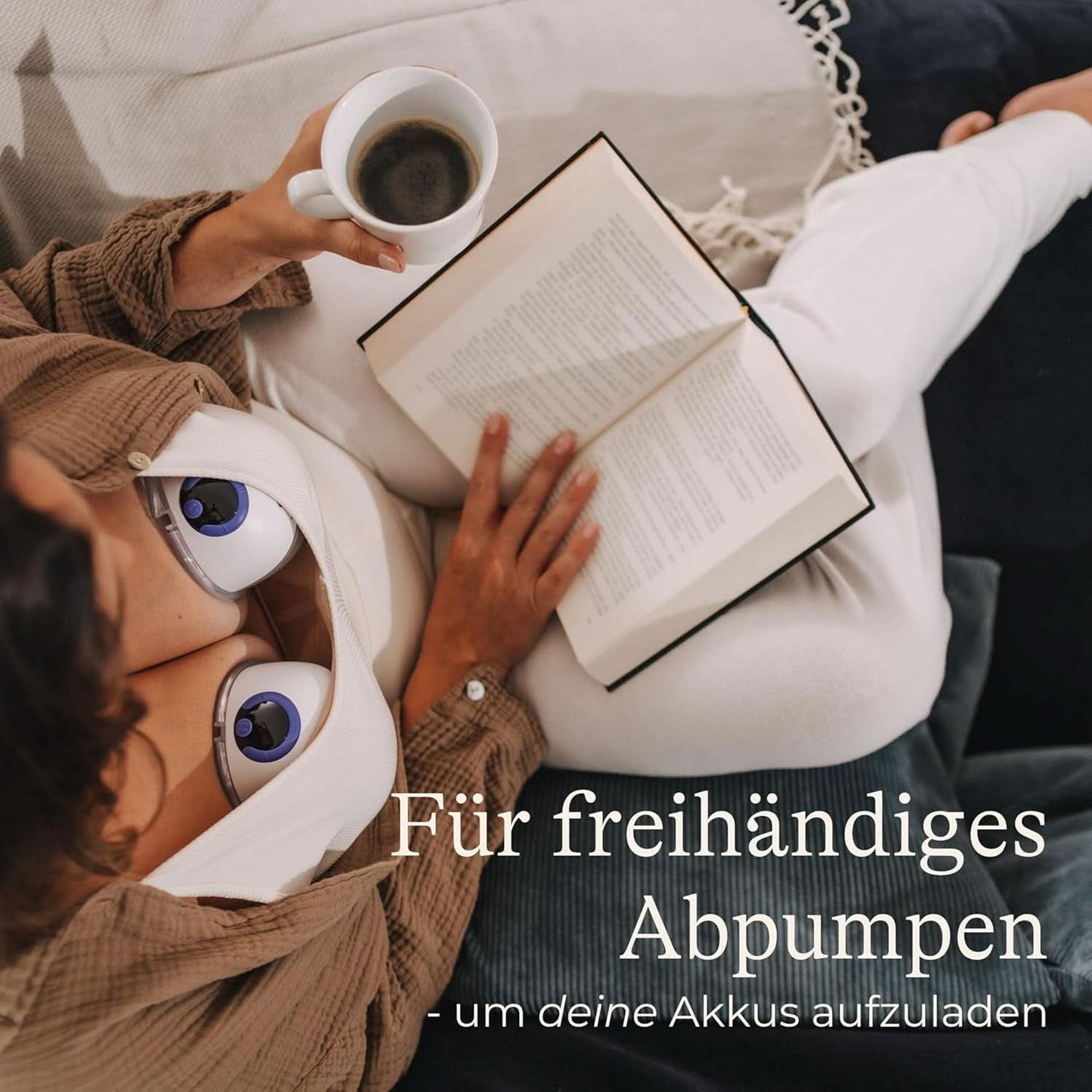 Lansinoh Tragbare Elektrische Doppelmilchpumpe – Freihändig Und Leise Abpumpen Ohne Kabel & Schläuche – Wiederaufladbarer Akku – Einfache Bedienung & Reinigung - Accessoires mains libres Alimentation et allaitement Bebe Naty Shop