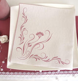 Appartina Elegantia 40 x 40 cm Serviettes Airlaid en tissu, Serviette de mariage de haute qualité, Serviettes de mariage en tissu Serviettes jetables pour diverses occasions (Rose vieux)