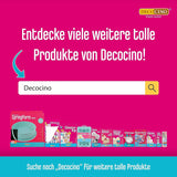 Decocino Lettrage en sucre rouge – Lettrage colorant alimentaire – Tube pratique pour étiqueter le fondant et le glaçage – Décorations de pâtisserie pour gâteaux, gâteaux et cupcakes ! (Paquet de 2)