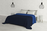 Linge de lit italien Estivo lit simple, linge, Aqua, 170 X 270 Cm Couettes et couettes Naty Shop bleu 260 X 270 Cm