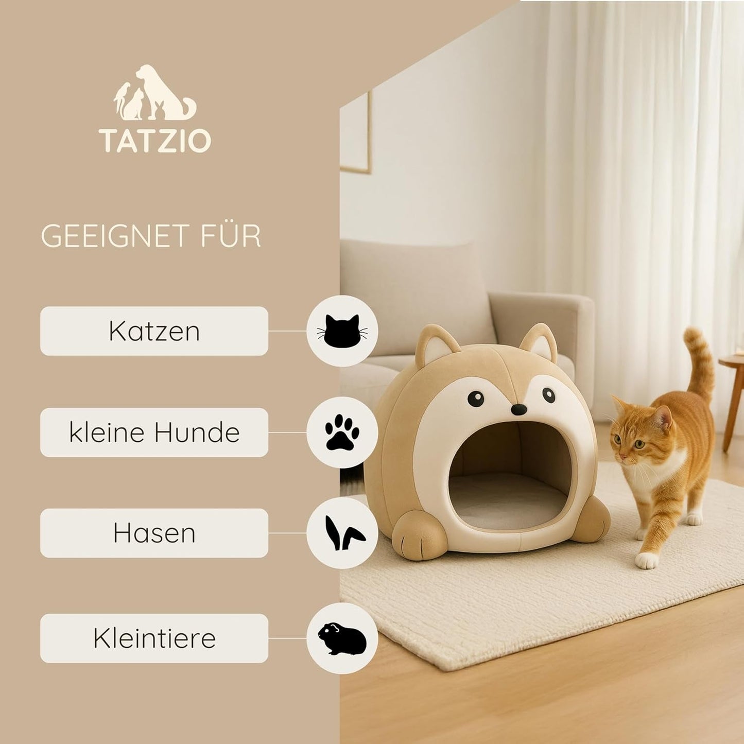 Couvertures et meubles, Animaux, Grottes et maisons, Chats, Lits pour chats, Chats - lits, matelas