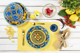 Excelsa Trinacria Teller-Set, 18 pièces, porcelaine et céramique