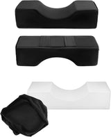 QWORK® Oreiller à cils, oreiller de maquillage de beauté en forme de U, oreiller ergonomique pour allonger les cils, oreiller à cils en mousse à mémoire de forme pour salon de beauté à usage domestique (noir) Oreillers orthopédiques cervicaux Naty Shop
