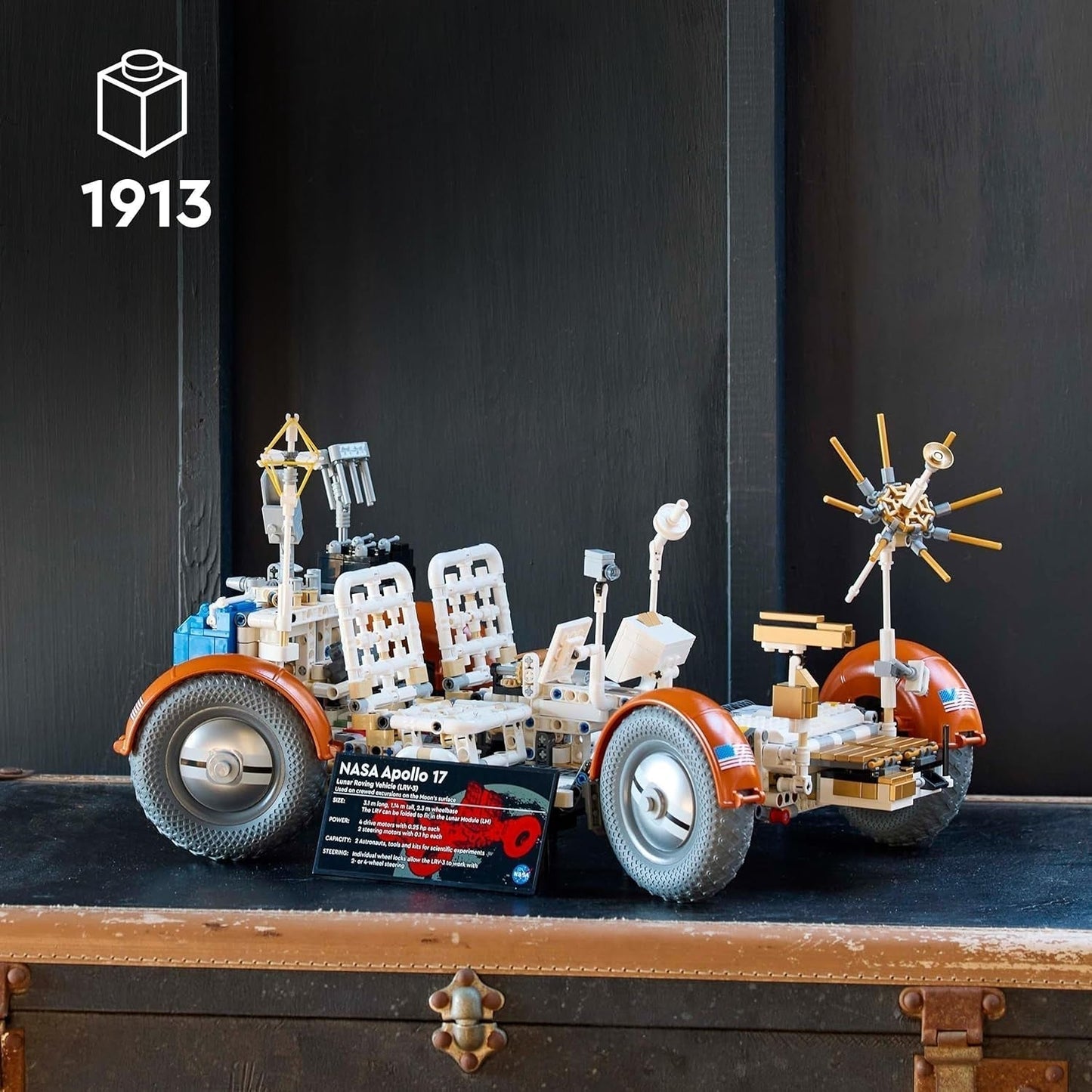 LEGO Technic NASA Apollo Lunar Roving Vehicle (LRV), modèle de Rover lunaire pour adultes, objet de collection spatial pour les amateurs de sciences, jouet de construction, modèle de véhicule spatial 42182 Ensembles de construction Besuche den LEGO-Store