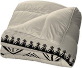 Bleu Câlin Couette imprimée 1 personne Hermance, polyester, bleu/gris, 140 X 200 Cm Couettes et couettes Naty Shop Crème/sable/noir 220X240 Cm